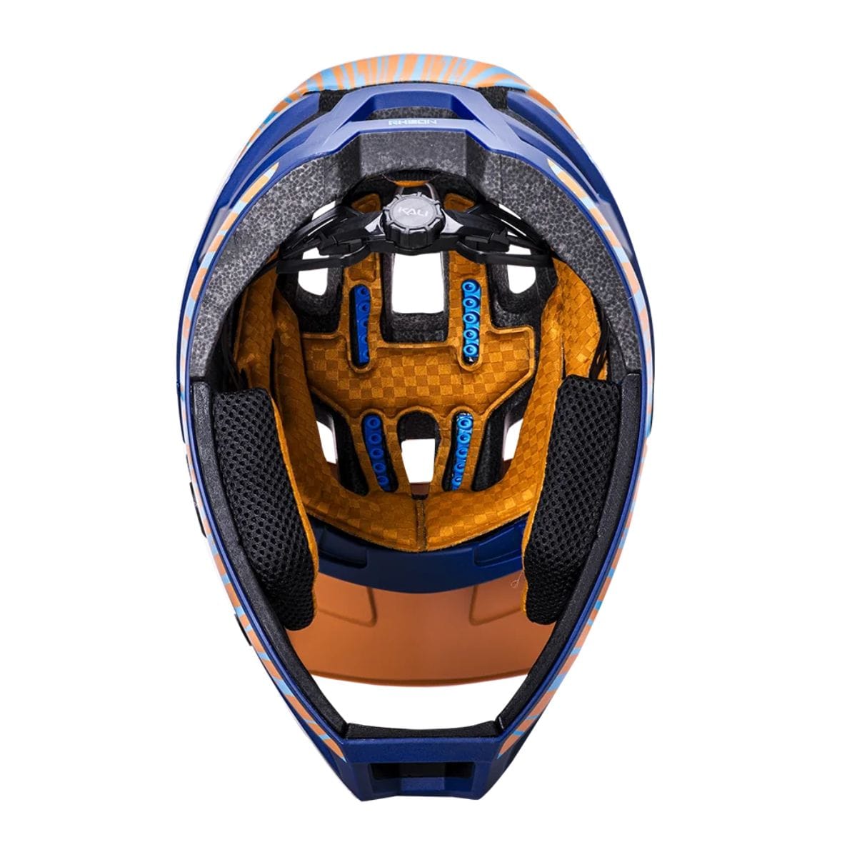 Kali Protectives DH Invader Full Face Helmet Matte Brown/Blue