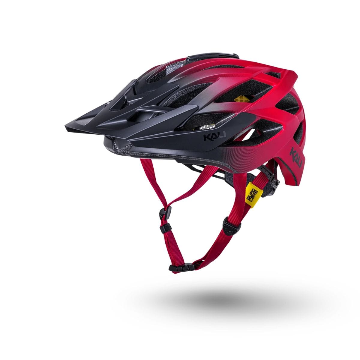 Kali Protectives Lunati 2.0 Helmet Fade - Matte Black/Red