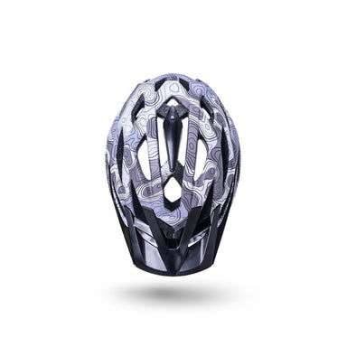 Kali Protectives Lunati Helmet Topo Camo - Matte Purple