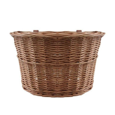 Our Bicycle Baskets are made with quality imitation wicker plastic, vintage stained,tightly woven, water resistant, will not break or chip, soft and durable.