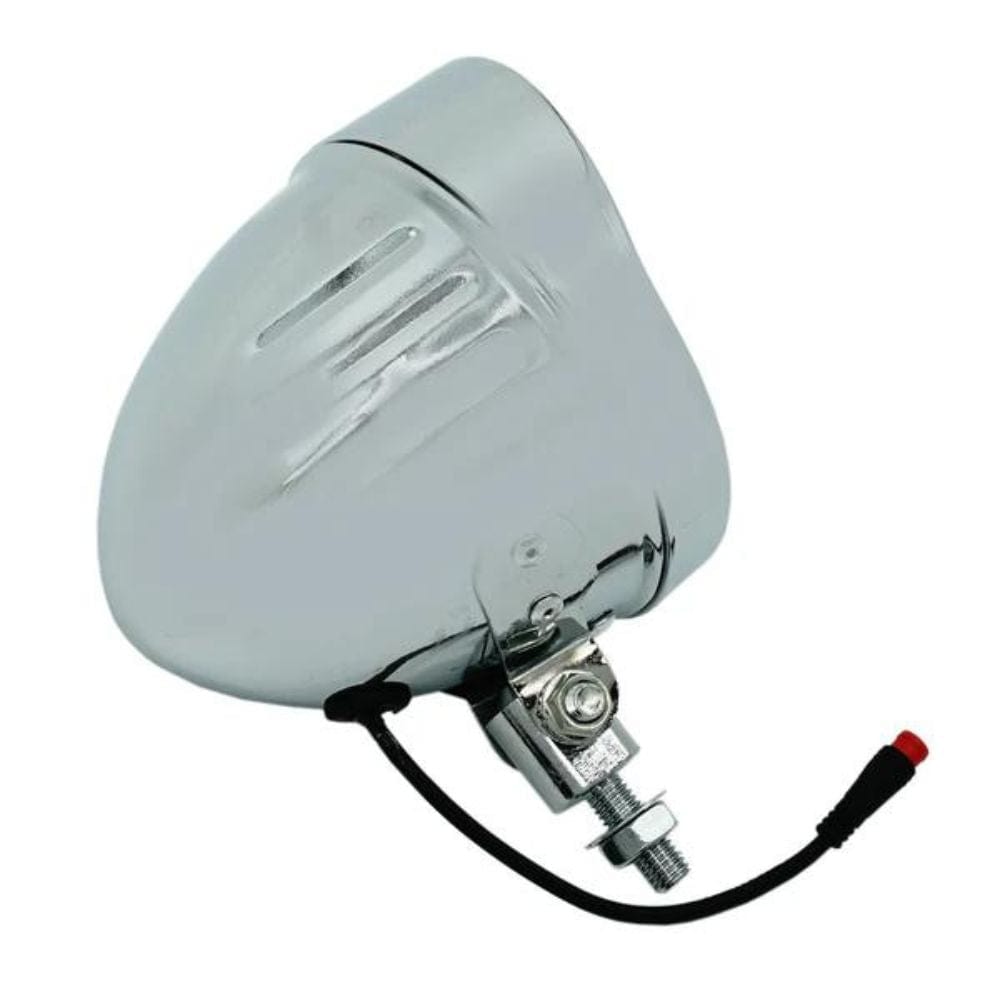 Tracer Classical Chrome Vintage LED Headlight 12V-48V for Electric Bike