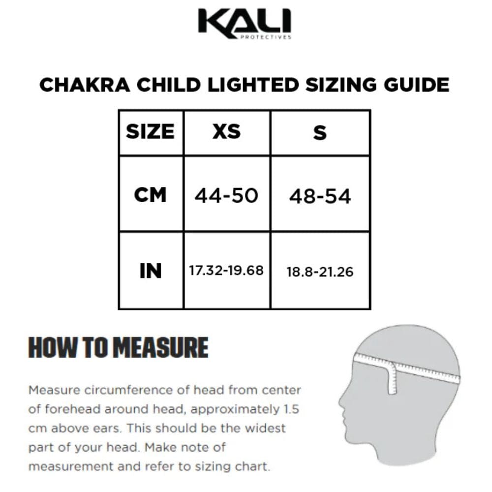 Kali Protectives Chakra Child Lighted Helmet