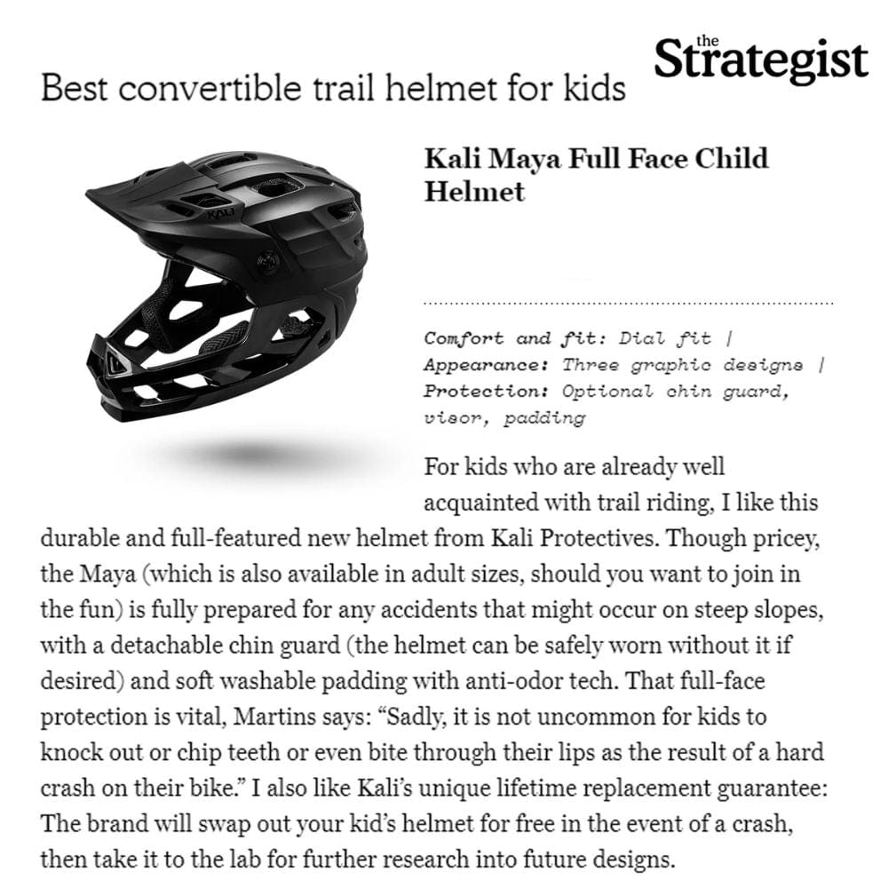 Kali Protectives Maya Full Face Child Helmet