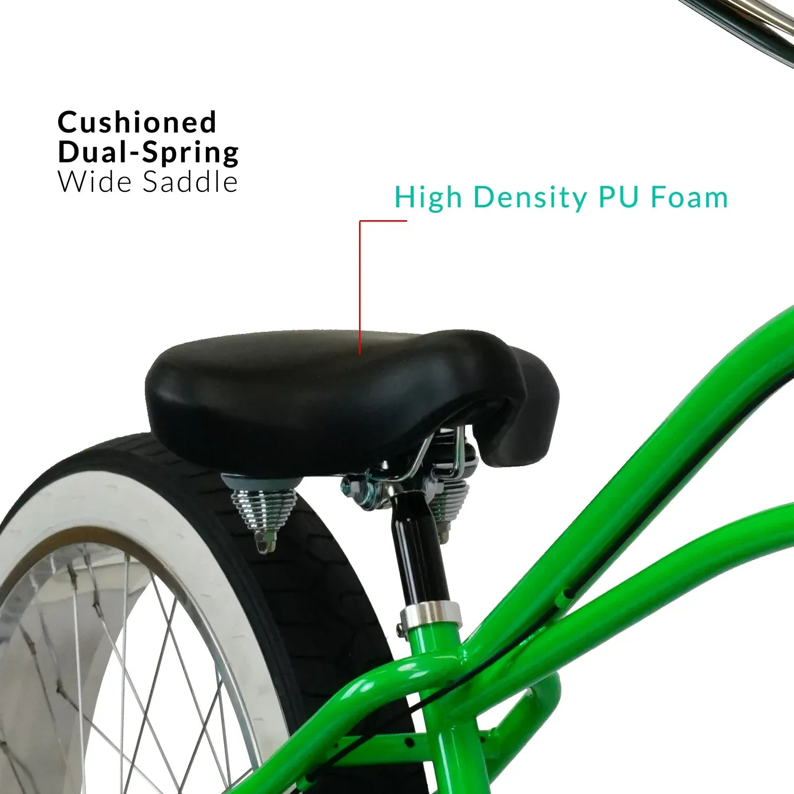 Micargi Boston 7 Stretch Beach Cruiser Bike