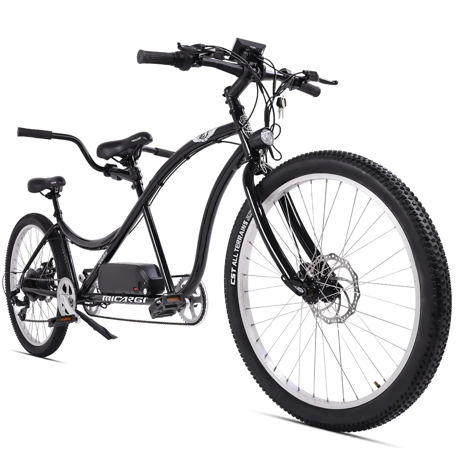 Micargi Aloha 26" Tandem Beach Cruiser Electric Bike