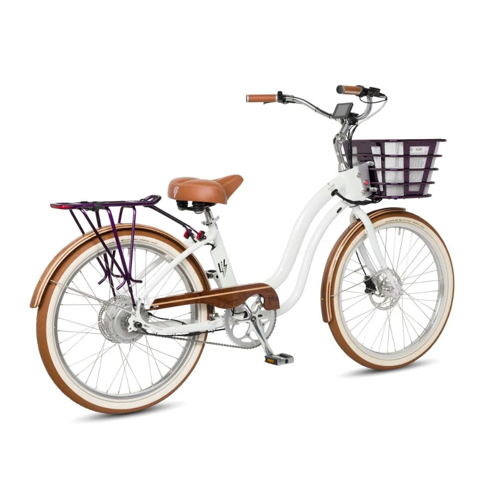 Electric Bike Company Purple Pearl Ebike Model Y Back View