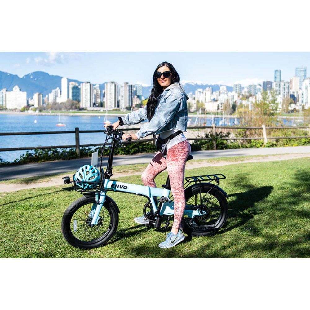 Envo Lynx 20" Electric Bike Lifestyle