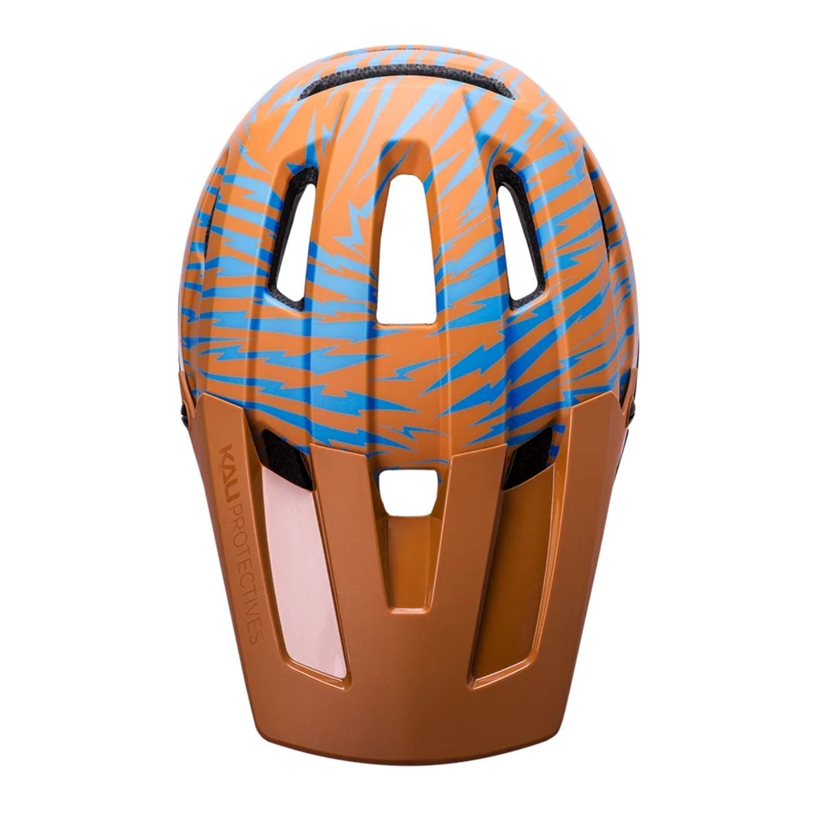 Kali Protectives DH Invader Full Face Helmet Matte Brown/Blue