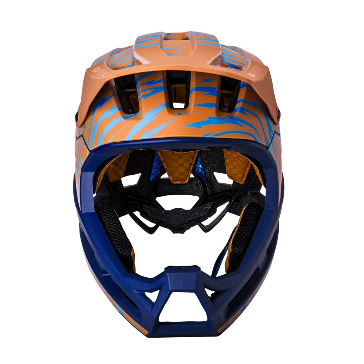 Kali Protectives DH Invader Full Face Helmet Matte Brown/Blue