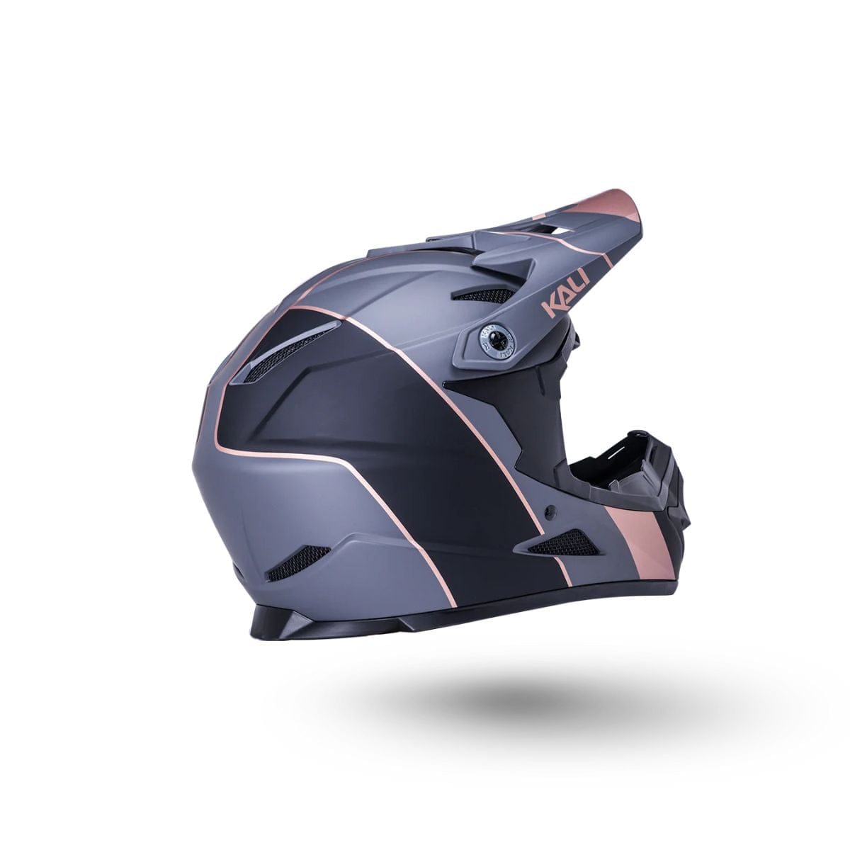 Kali Protectives Zoka* Full Face Helmet Stripe- Matte Black/Bronze