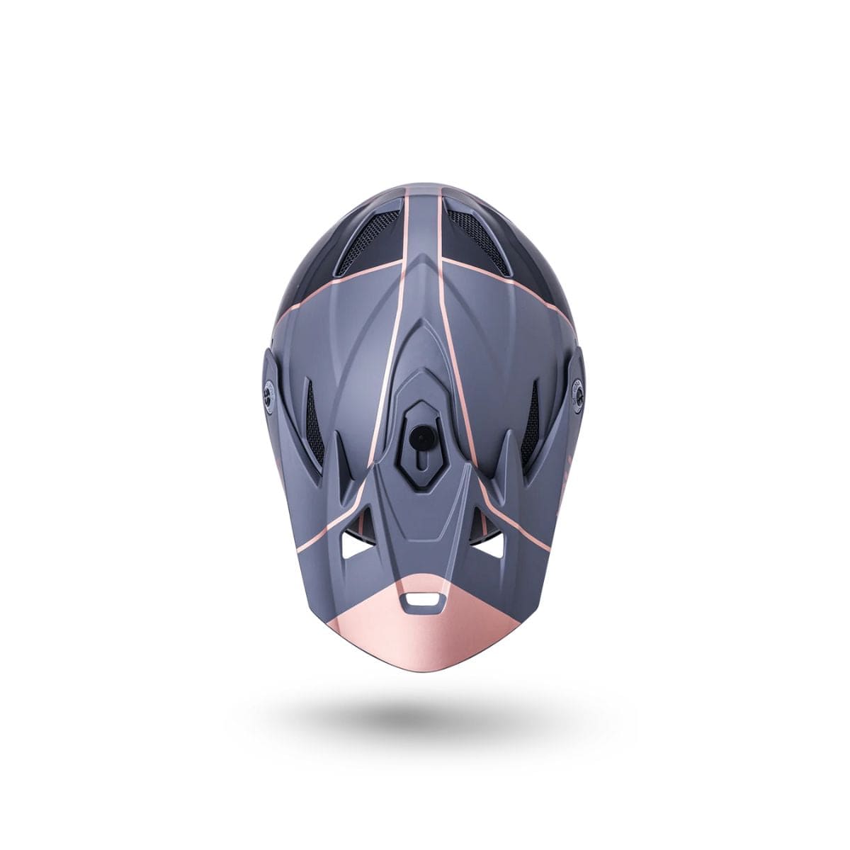 Kali Protectives Zoka* Full Face Helmet Stripe- Matte Black/Bronze
