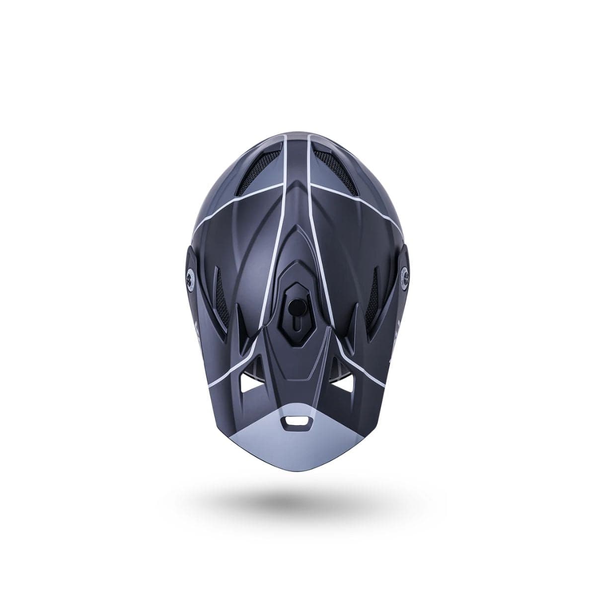 Kali Protectives Zoka* Full Face Helmet  Stripe- Matte Black/Grey