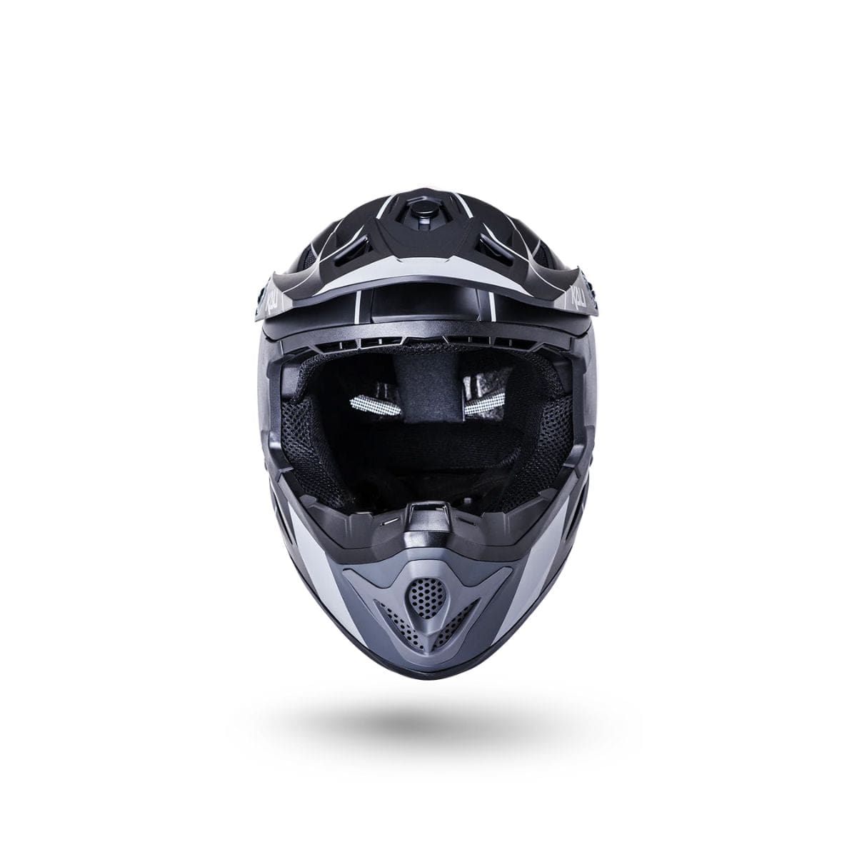 Kali Protectives Zoka* Full Face Helmet  Stripe- Matte Black/Grey