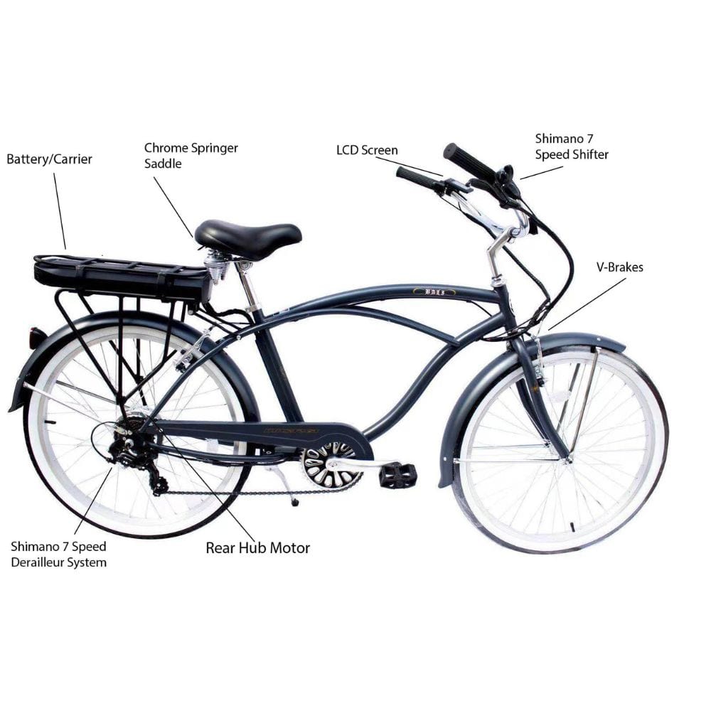 Micargi E-Bike BALI 26" Cruiser