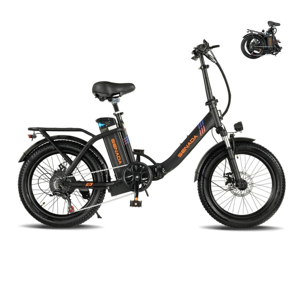 Austin 500W 20" Practical Foldable Ebike Black