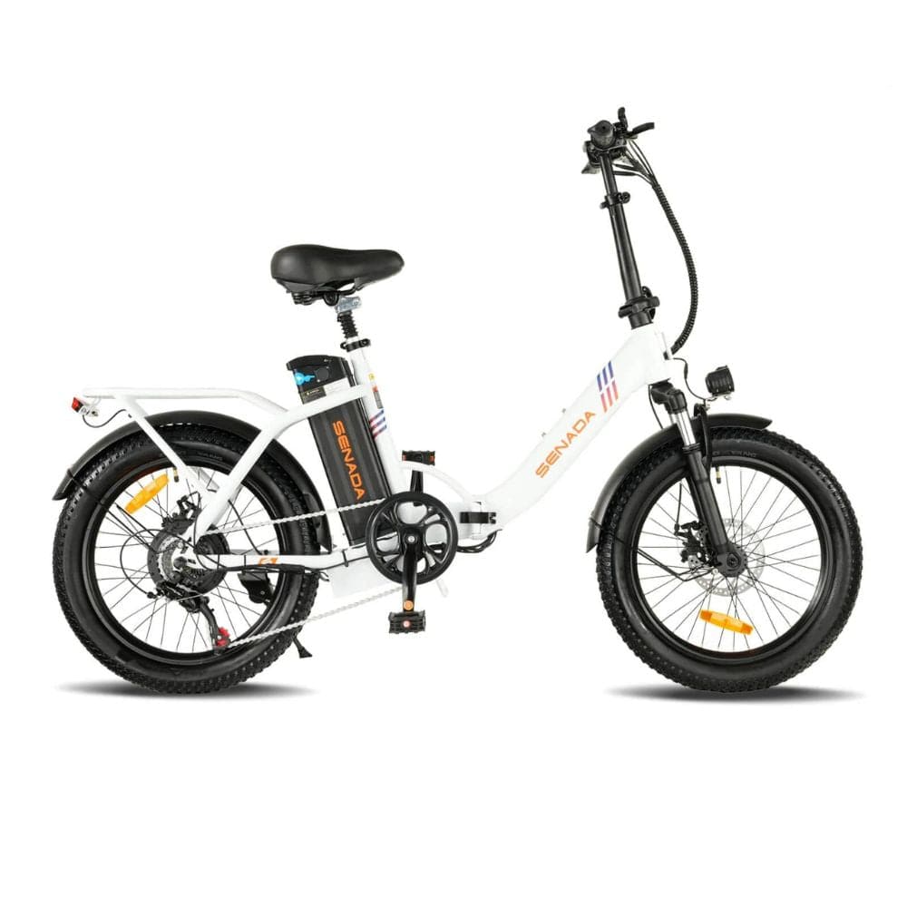 Austin 500W 20" Practical Foldable Ebike White