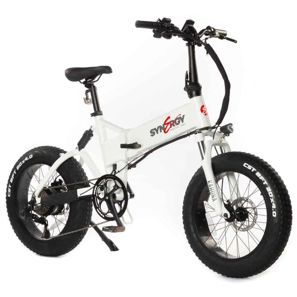 KAHUNA 750W Fat Tire Folding EBike White