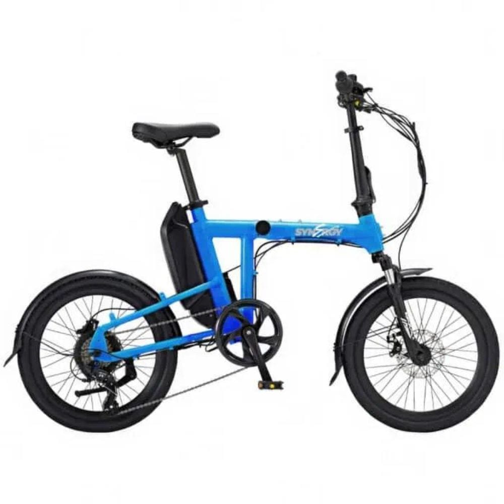 Synergy Ride X2 350W Folding EBike Blue