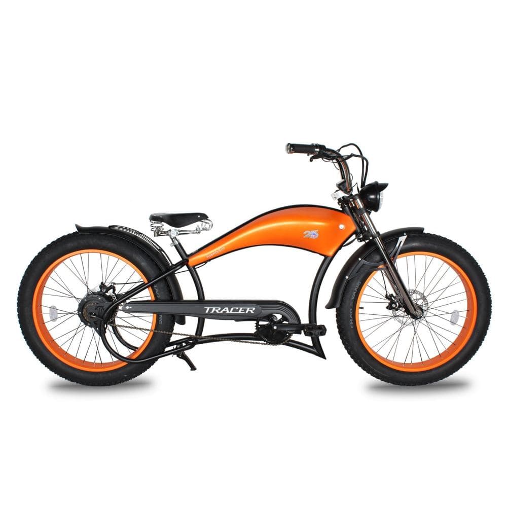 Twenty5 GT 500W 26" Chopper Cruiser E-Bikes Orange