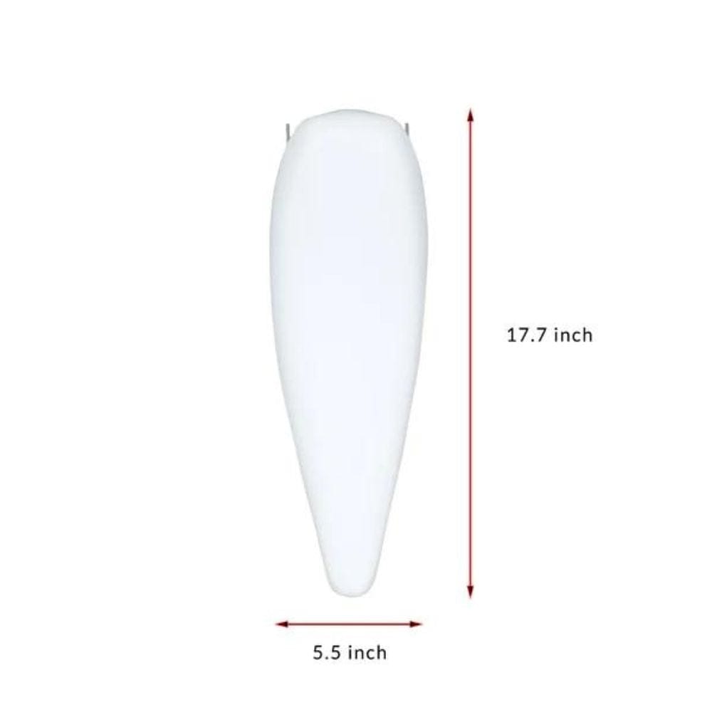 Tracer Pure White Banana Seat for Lowrider