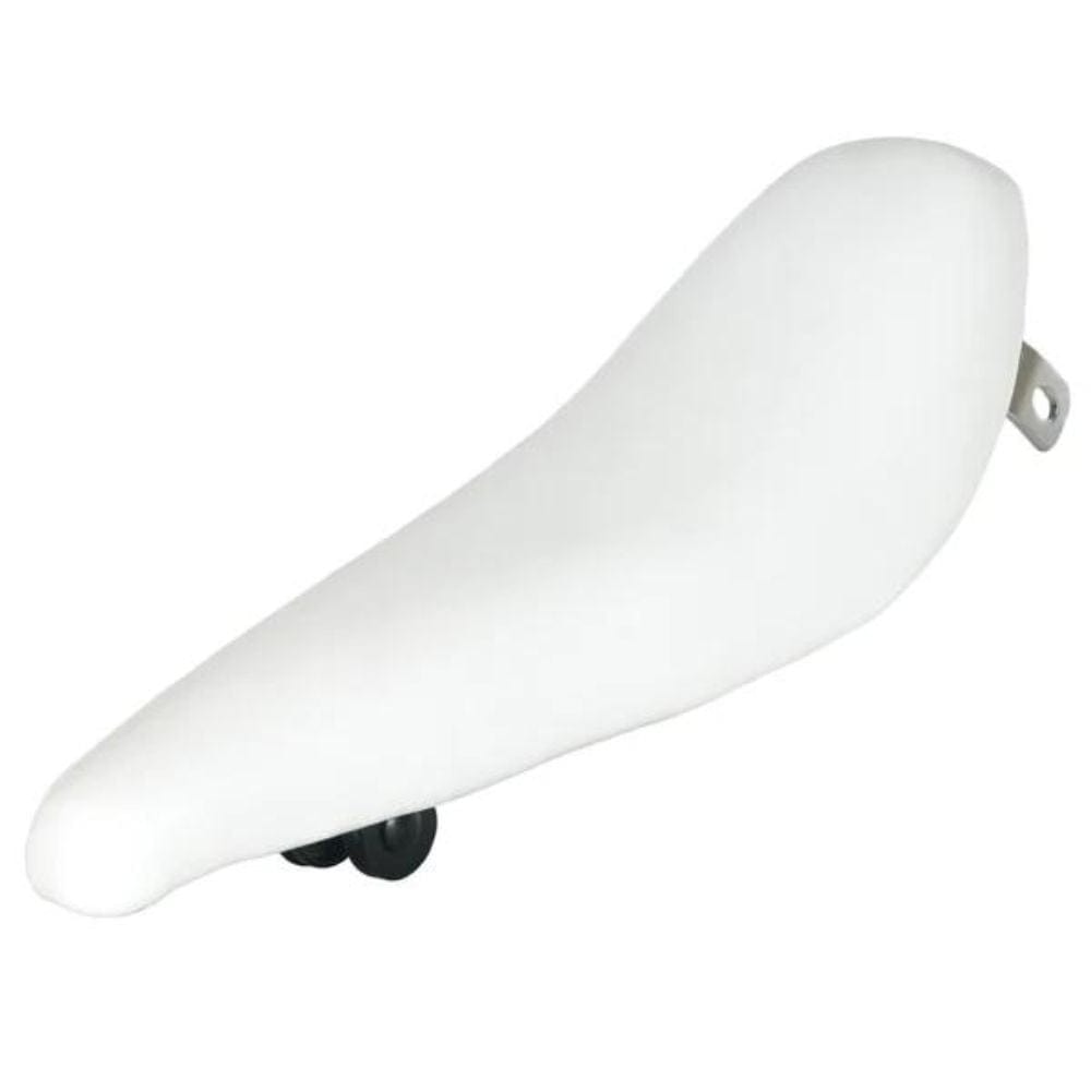 Tracer Pure White Banana Seat for Lowrider