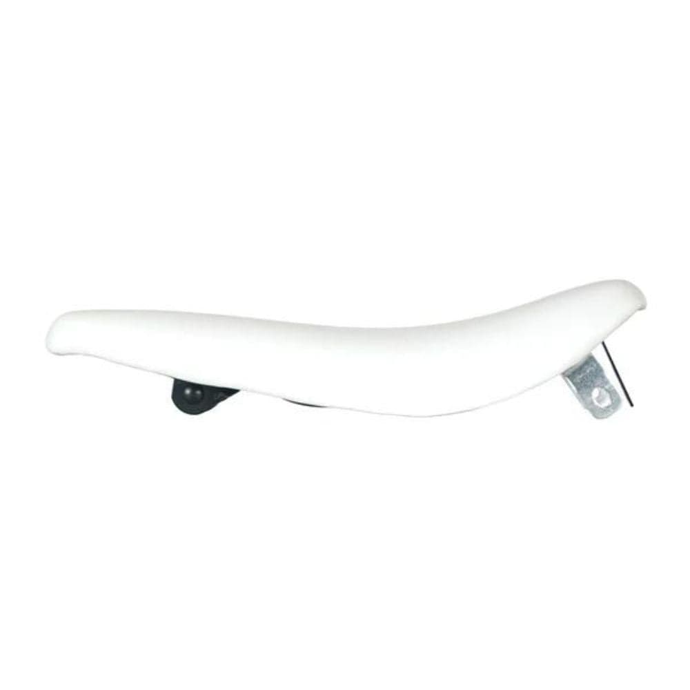 Tracer Pure White Banana Seat for Lowrider