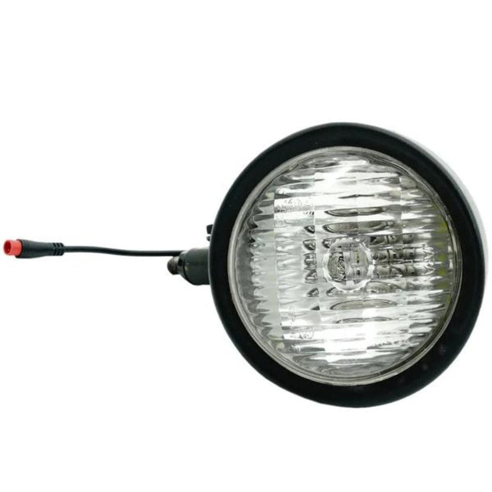 Tracer Classical Chrome Vintage LED Headlight 12V-48V for Electric Bike black Main Image