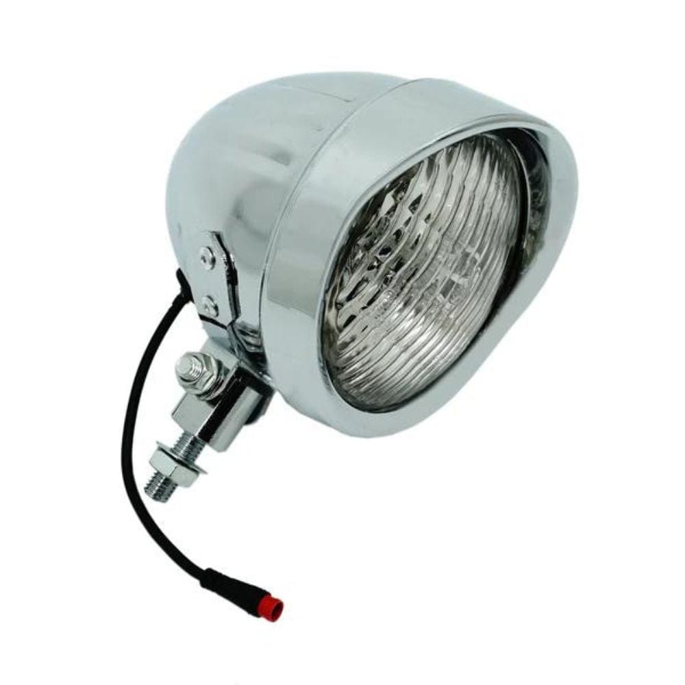Tracer Classical Chrome Vintage LED Headlight 12V-48V for Electric Bike