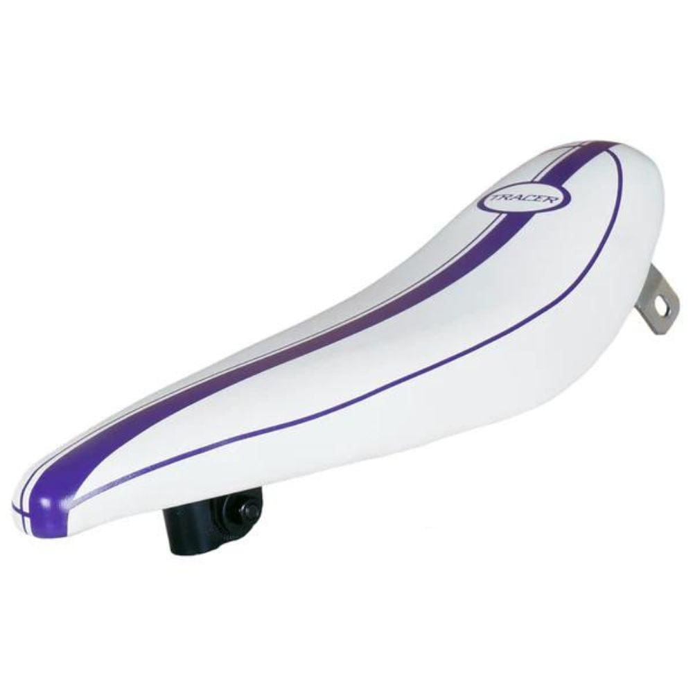 Tracer Lowrider White/Purple Banana Saddles Main Image