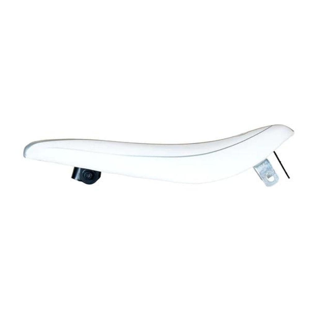 Tracer Lowrider White/Silver Banana Saddles Side View