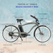 Tracer Omega 26" Men's Beach Cruiser 500W Electric Bike Matte Grey Details