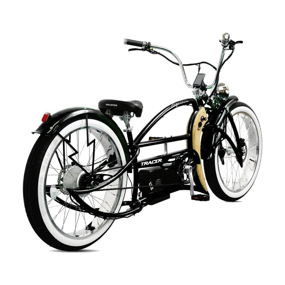 Tracer Signature Pro 26'' Chopper Cruiser Electric Bike w/ Cigarette Lighter & USB Charging Port
