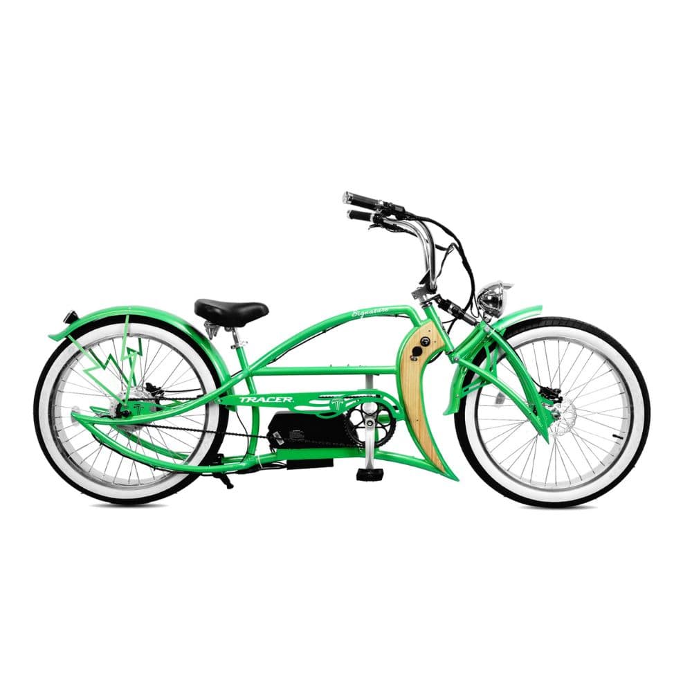 Tracer Signature Pro 26'' Chopper Cruiser Electric Bike w/ Cigarette Lighter & USB Charging Port
