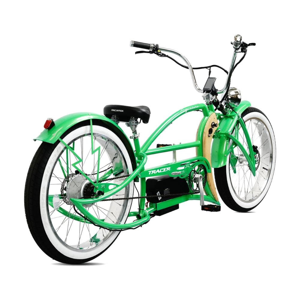 Tracer Signature Pro 26'' Chopper Cruiser Electric Bike w/ Cigarette Lighter & USB Charging Port
